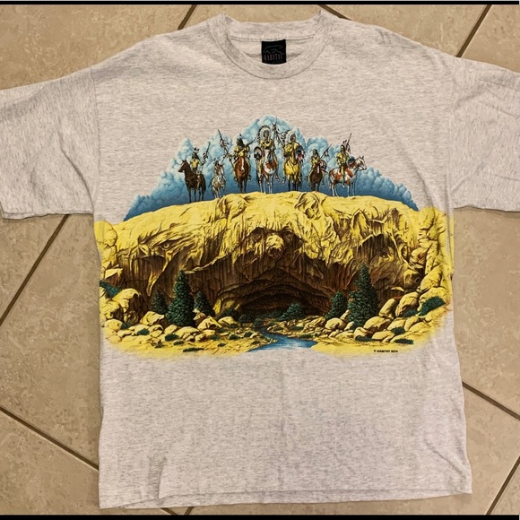Habitat Other - Vintage Native American Habitat Tee. Single Stitch